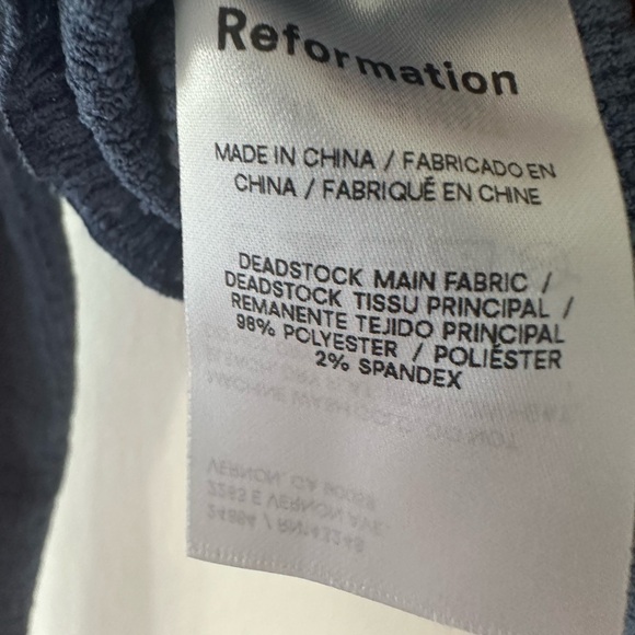 REFORMATION ZAYNE TOP IN DUSK 💙 Size S - Picture 2 of 5